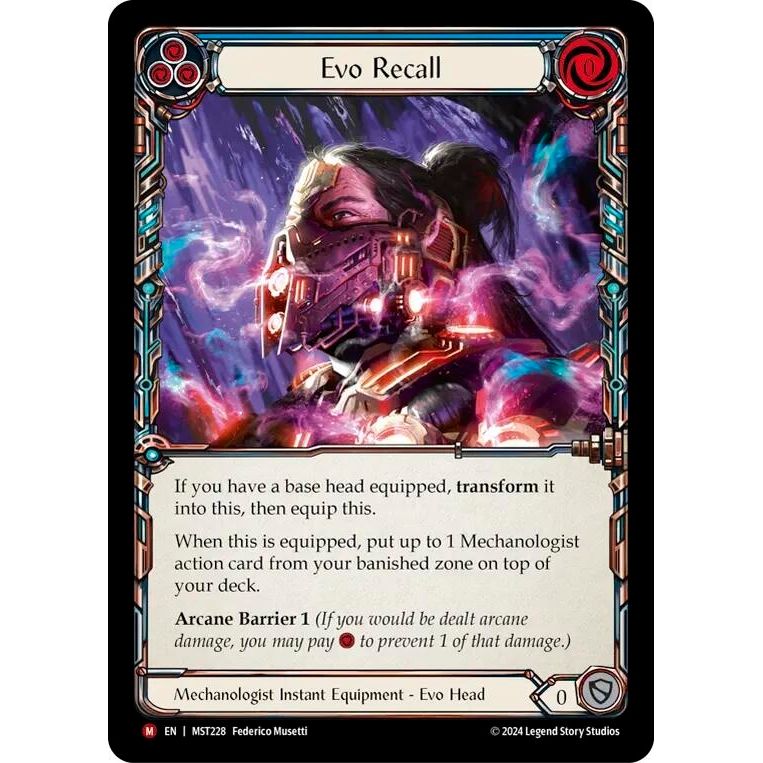 Image for Evo Recall (MST228) (MST) - Flesh and Blood TCG