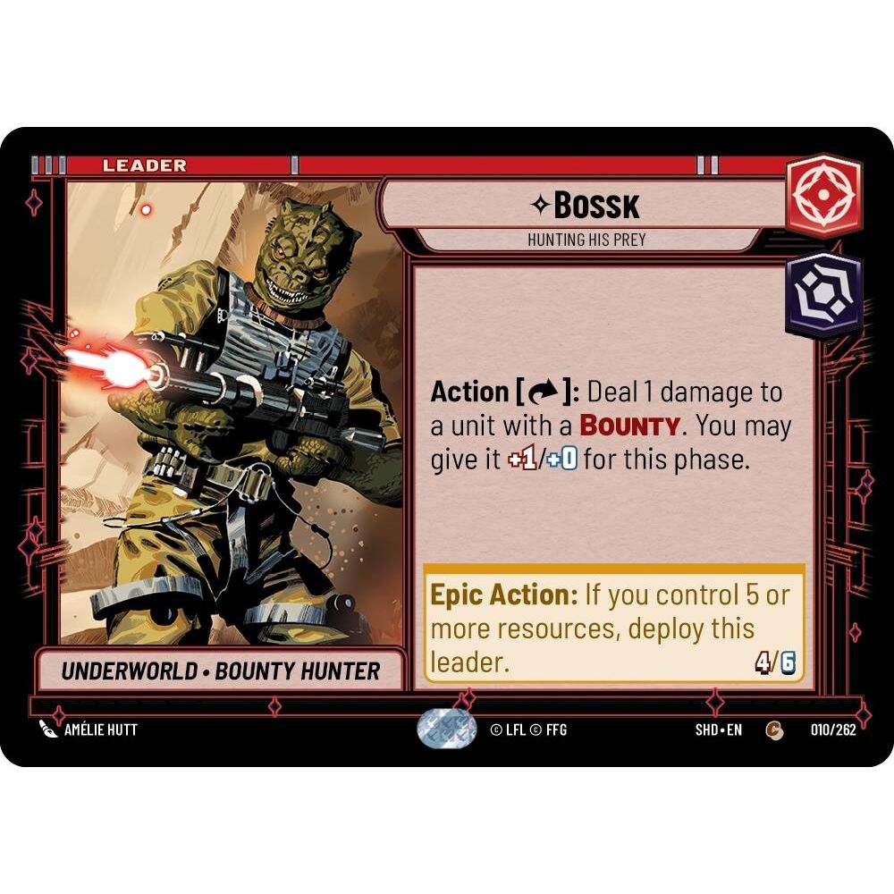Image for Bossk - Hunting His Prey (010/262) (SHD) - Star Wars: Unlimited