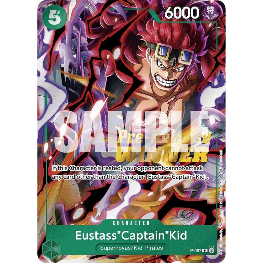 Image for Eustass"Captain"Kid (OP-07 Pre-Release Tournament) [Winner] (P-067) (OP-PR) - One Piece Card Game