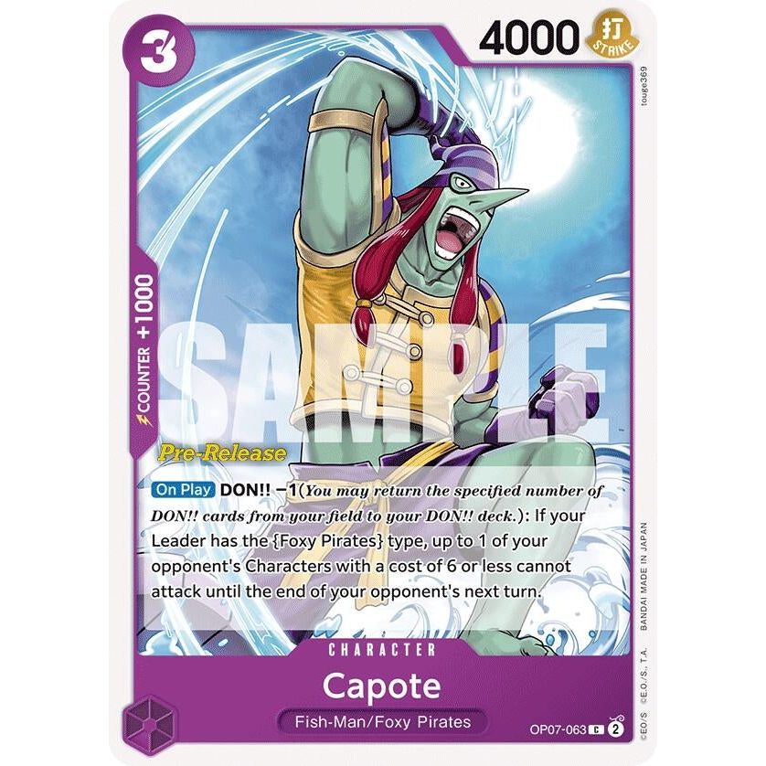 Image for Capote (OP07-063) (OP07 PRE) - One Piece Card Game
