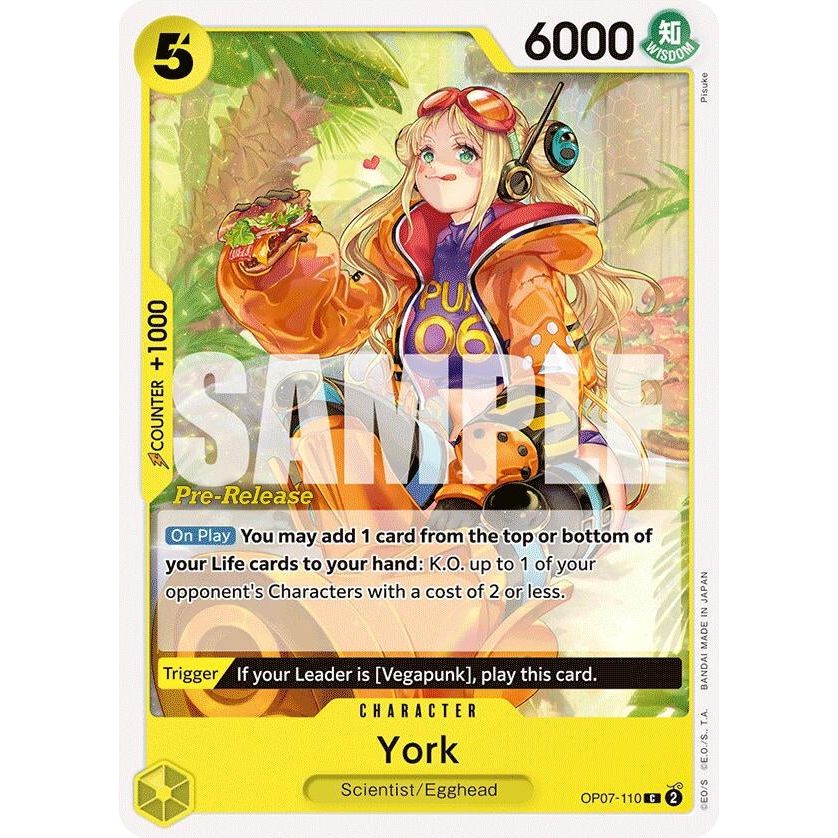 Image for York (OP07-110) (OP07 PRE) - One Piece Card Game