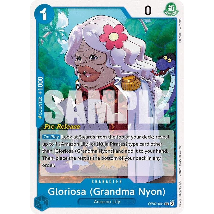 Image for Gloriosa (Grandma Nyon) (OP07-041) (OP07 PRE) - One Piece Card Game