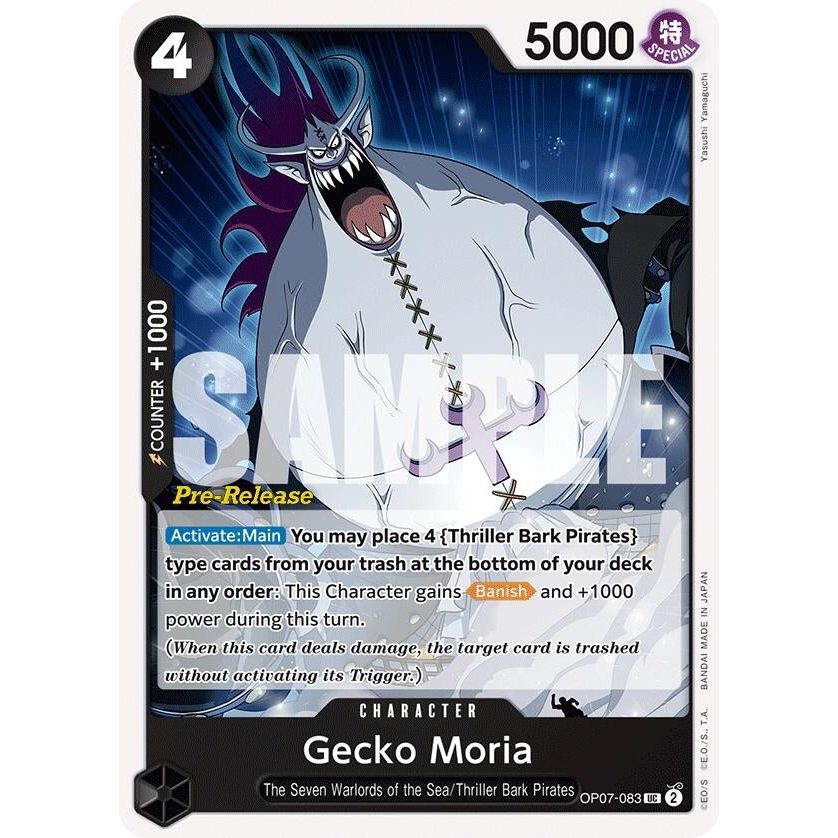 Image for Gecko Moria (083) (OP07-083) (OP07 PRE) - One Piece Card Game
