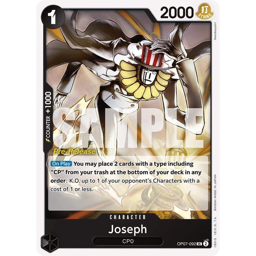 Image for Joseph (OP07-092) (OP07 PRE) - One Piece Card Game