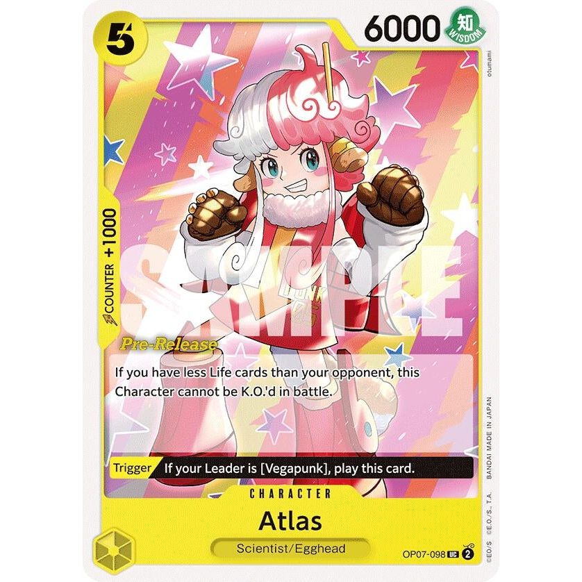 Image for Atlas (OP07-098) (OP07 PRE) - One Piece Card Game