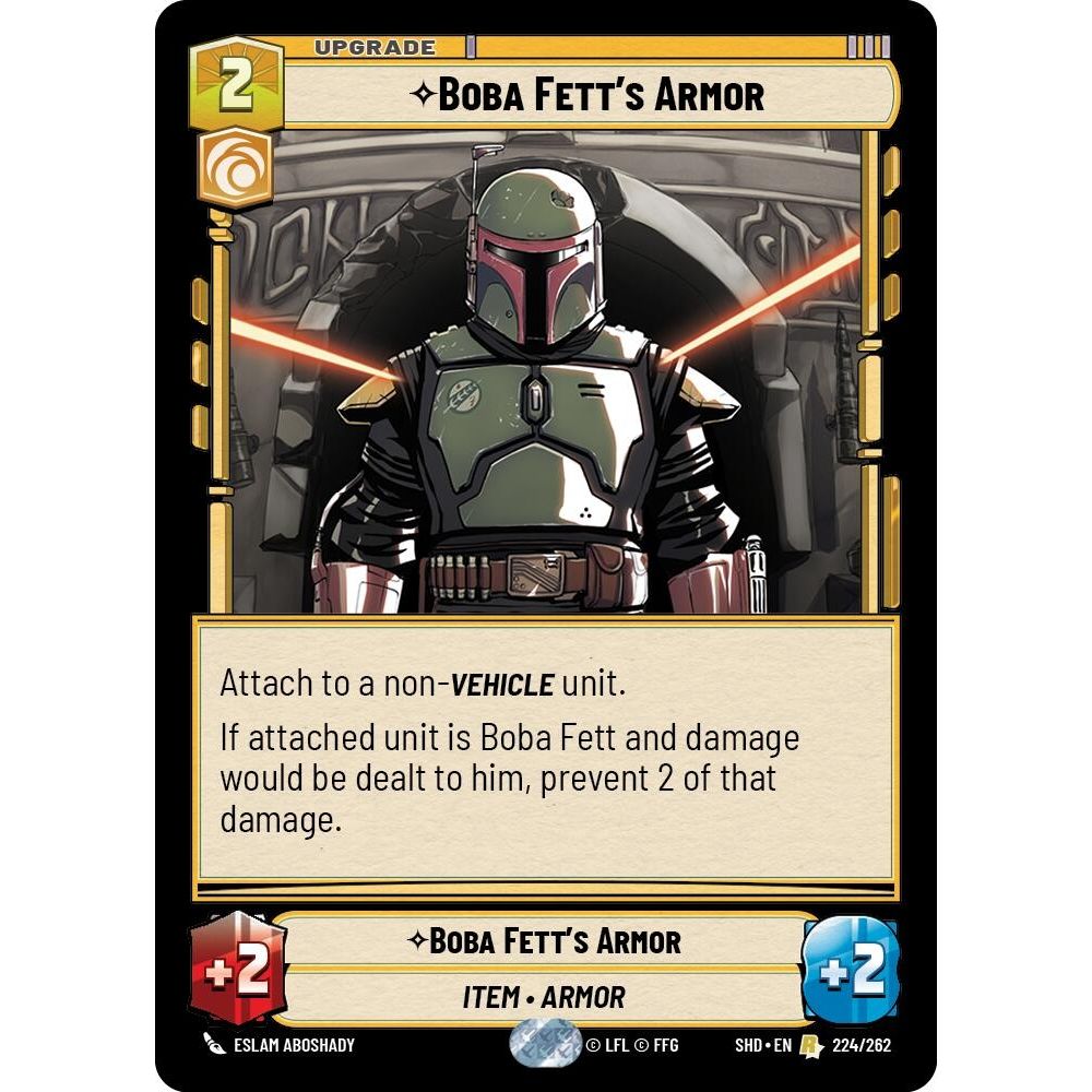 Image for Boba Fett's Armor (224/262) (SHD) - Star Wars: Unlimited
