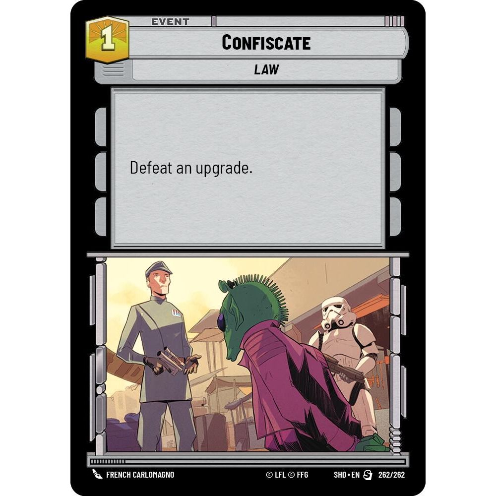 Image for Confiscate (262/262) (SHD) - Star Wars: Unlimited