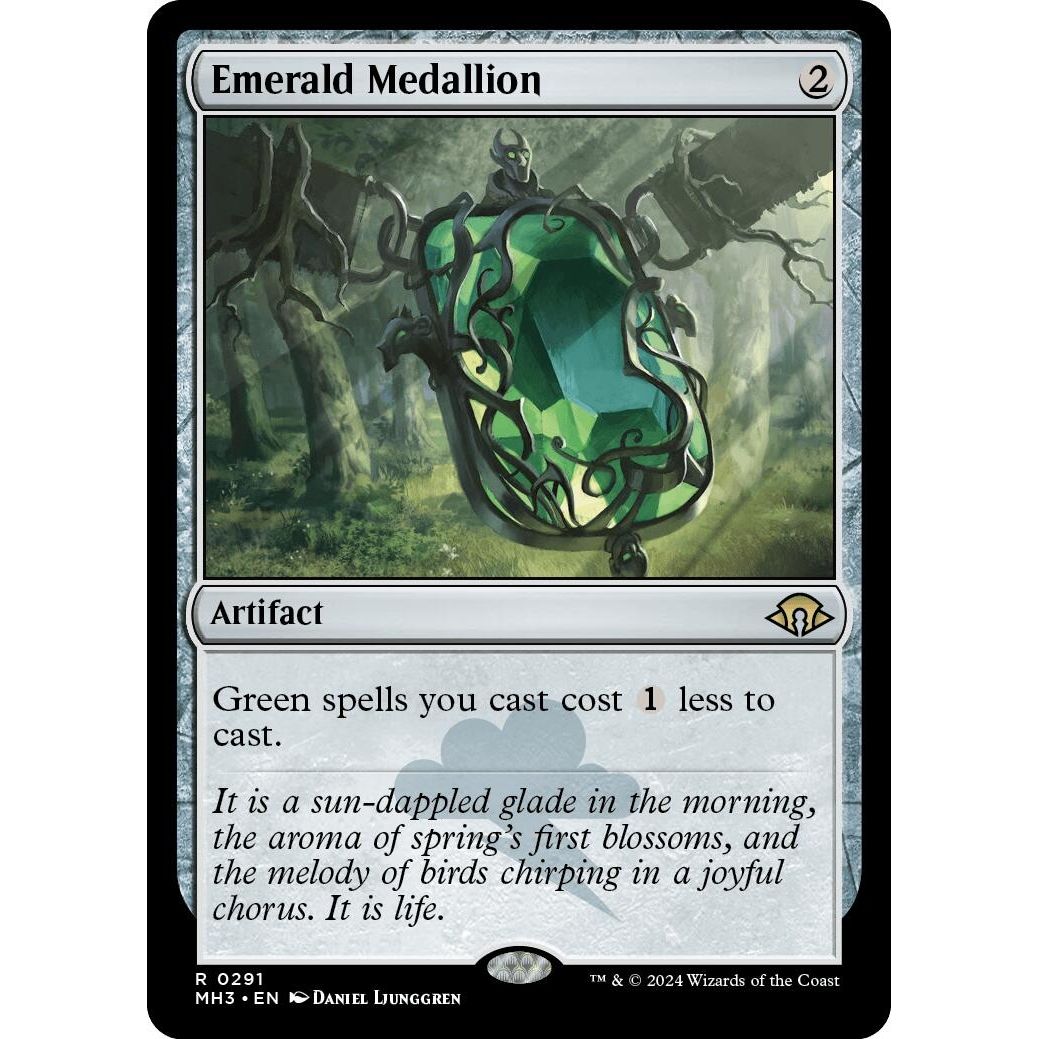 Image for Emerald Medallion (291) (MH3) - Magic: The Gathering
