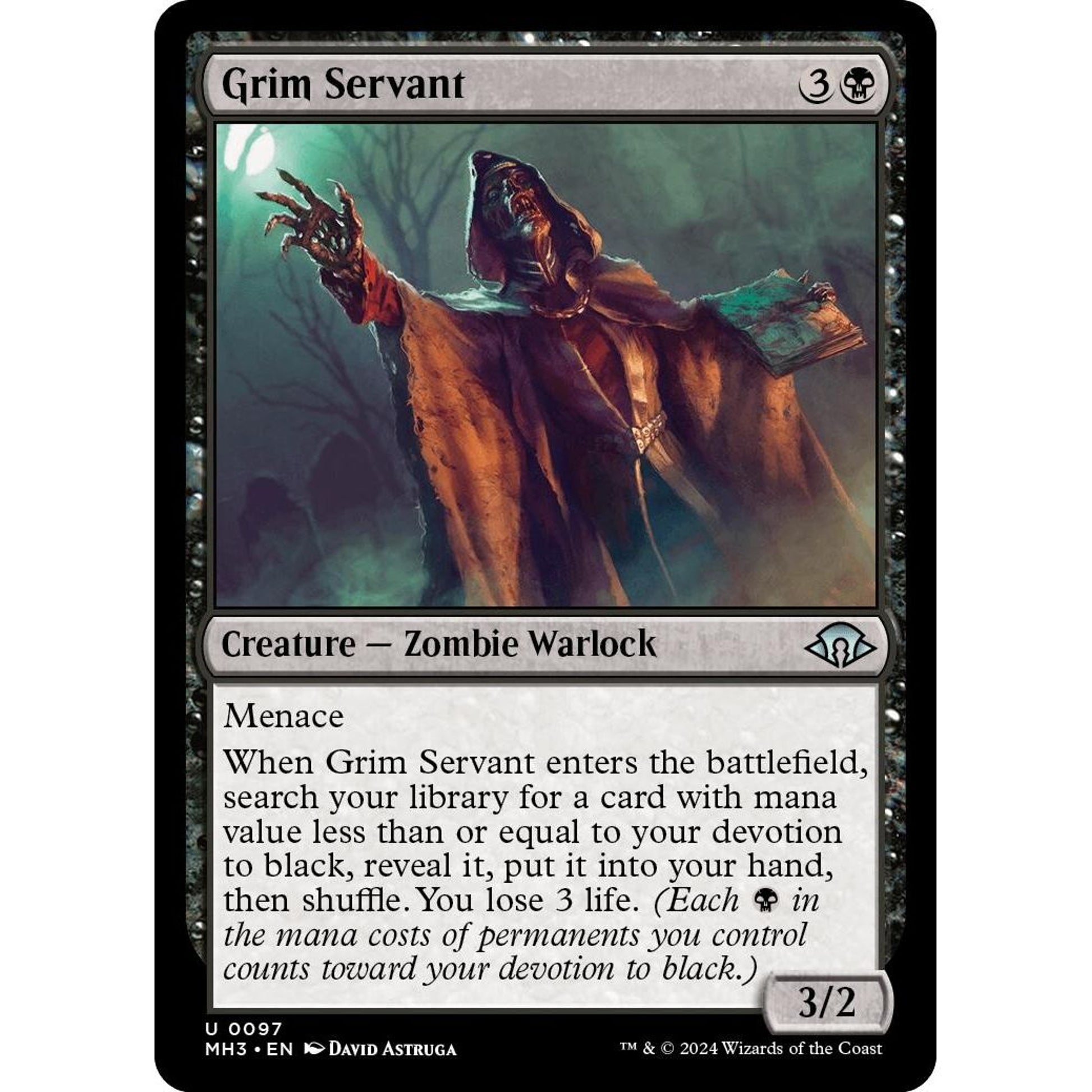 Image for Grim Servant (97) (MH3) - Magic: The Gathering