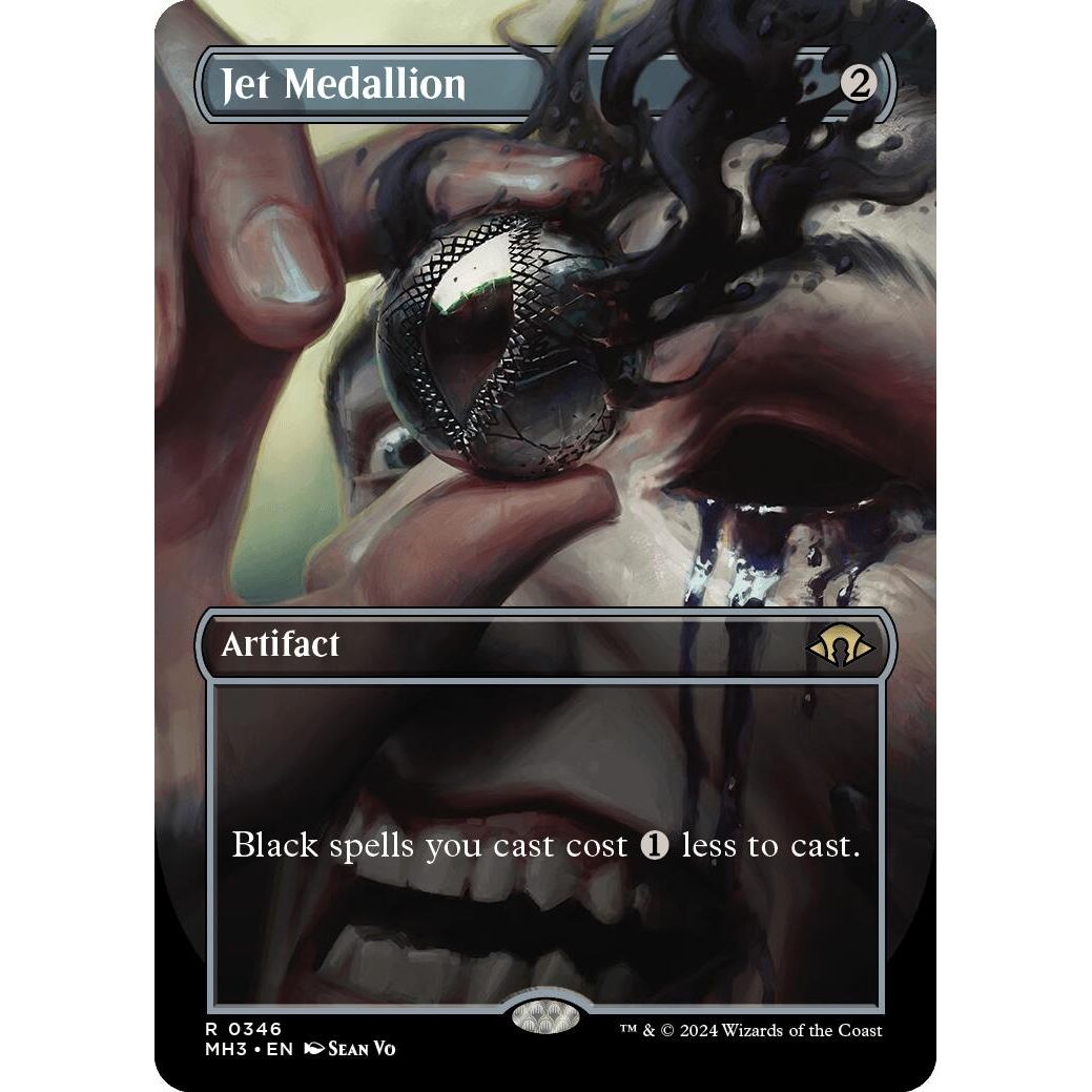 Image for Jet Medallion (Borderless) (346) (MH3) - Magic: The Gathering