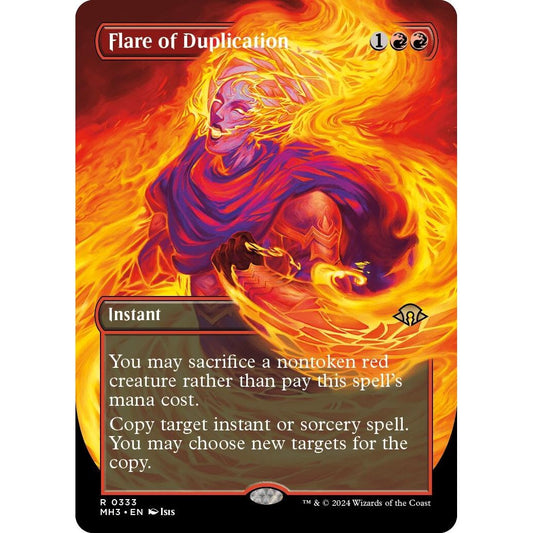 Image for Flare of Duplication (Borderless) (333) (MH3) - Magic: The Gathering