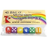 Image for Munchkin +6 Bag of Munchkin Rainbow D6 - Boardgames