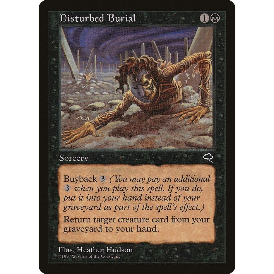Image for Disturbed Burial (129) (TMP) - Magic: The Gathering