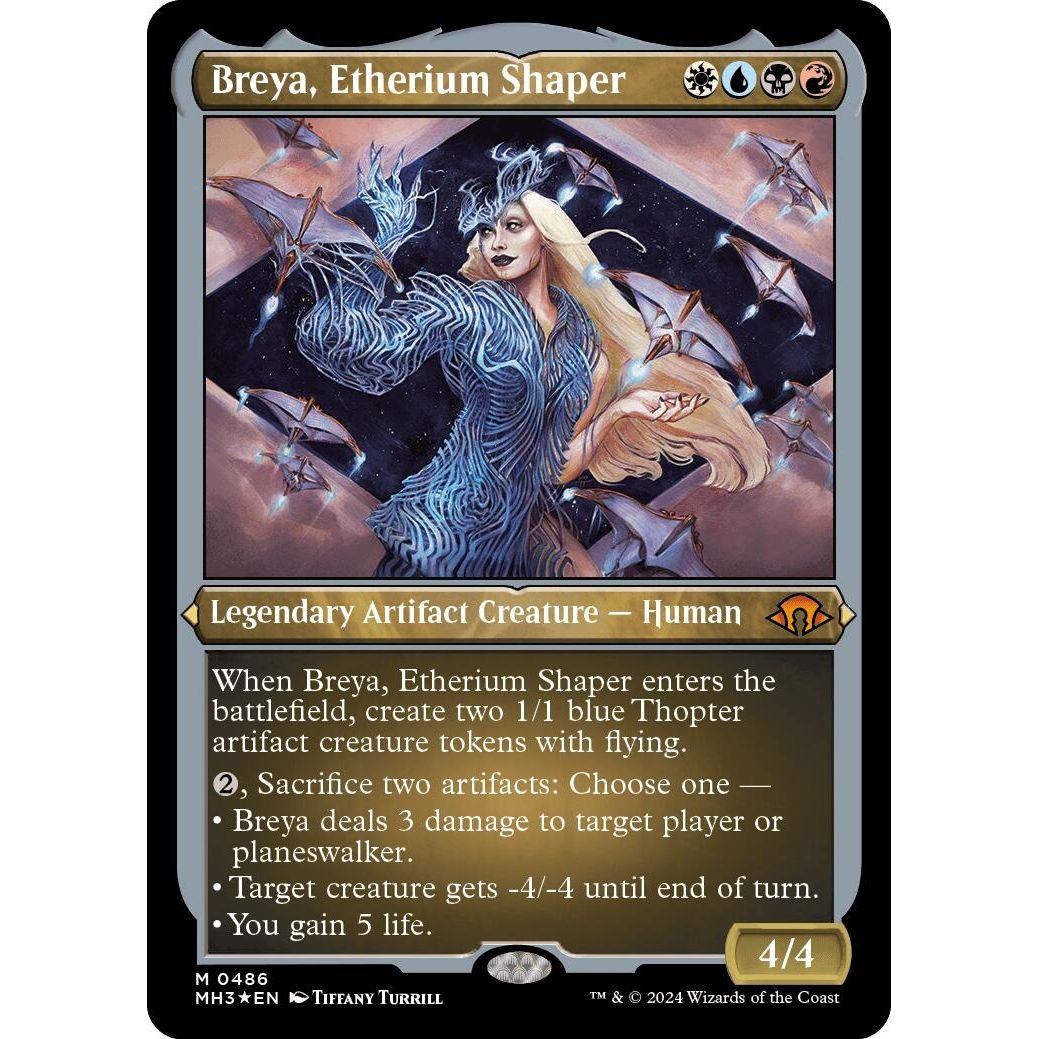 Image for Breya, Etherium Shaper (Foil Etched) (486) (MH3) - Magic: The Gathering