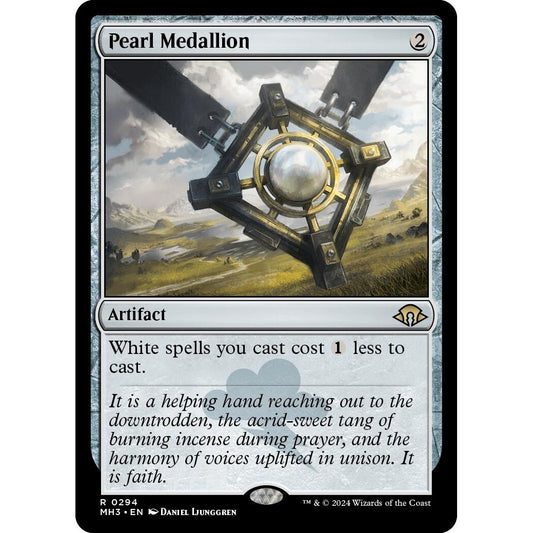 Image for Pearl Medallion (294) (MH3) - Magic: The Gathering