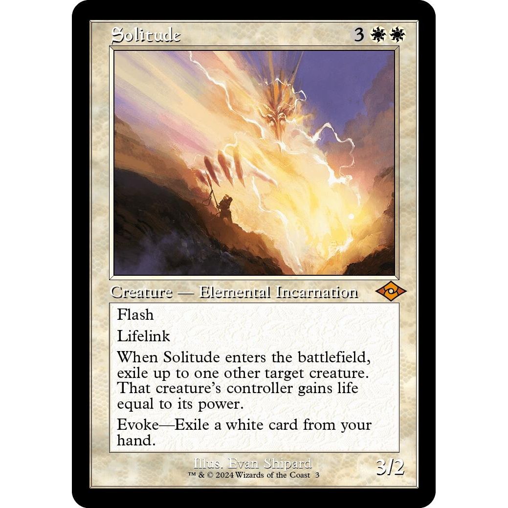Image for Solitude (Retro Frame) (3) (MH2) - Magic: The Gathering