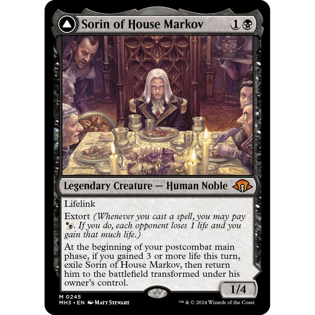 Image for Sorin of House Markov (245) (MH3) - Magic: The Gathering
