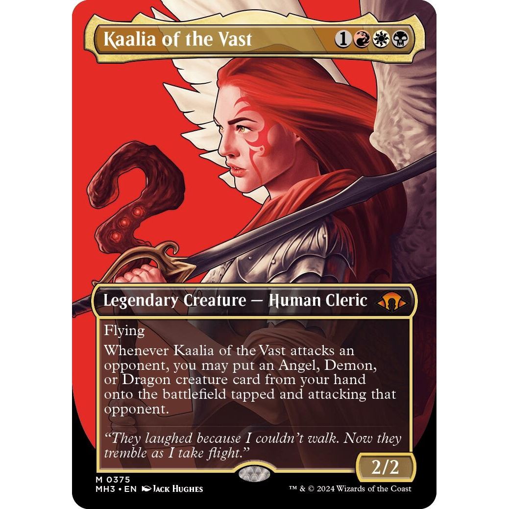 Image for Kaalia of the Vast (0375) (Borderless) (375) (MH3) - Magic: The Gathering