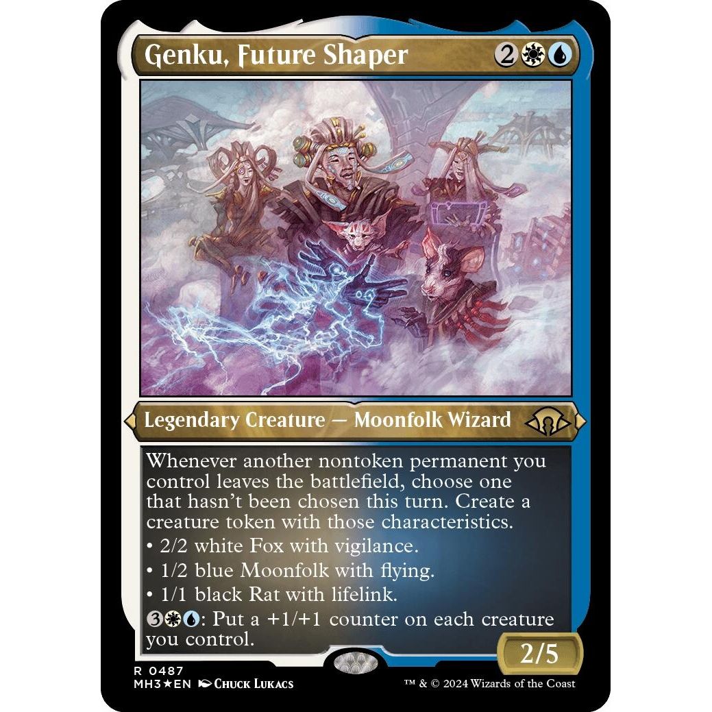 Image for Genku, Future Shaper (Foil Etched) (487) (MH3) - Magic: The Gathering