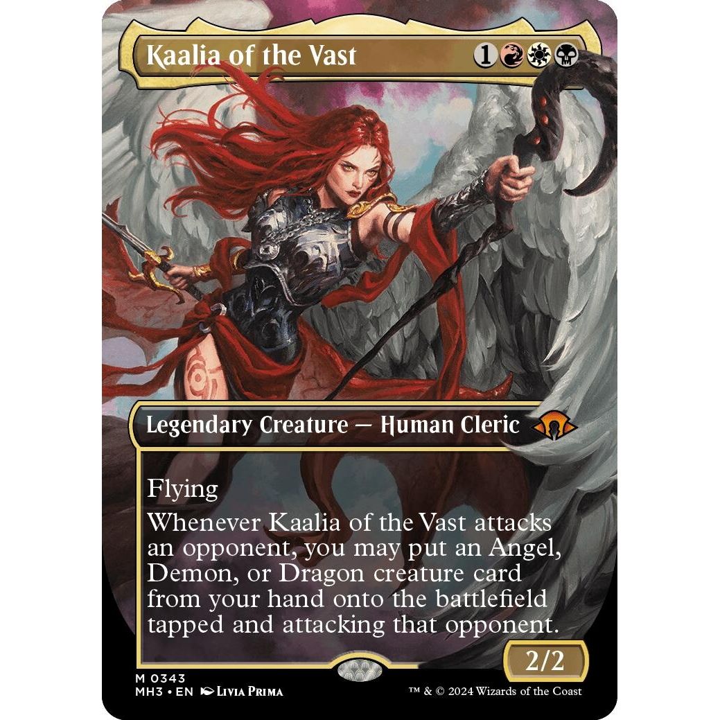 Image for Kaalia of the Vast (0343) (Borderless) (343) (MH3) - Magic: The Gathering