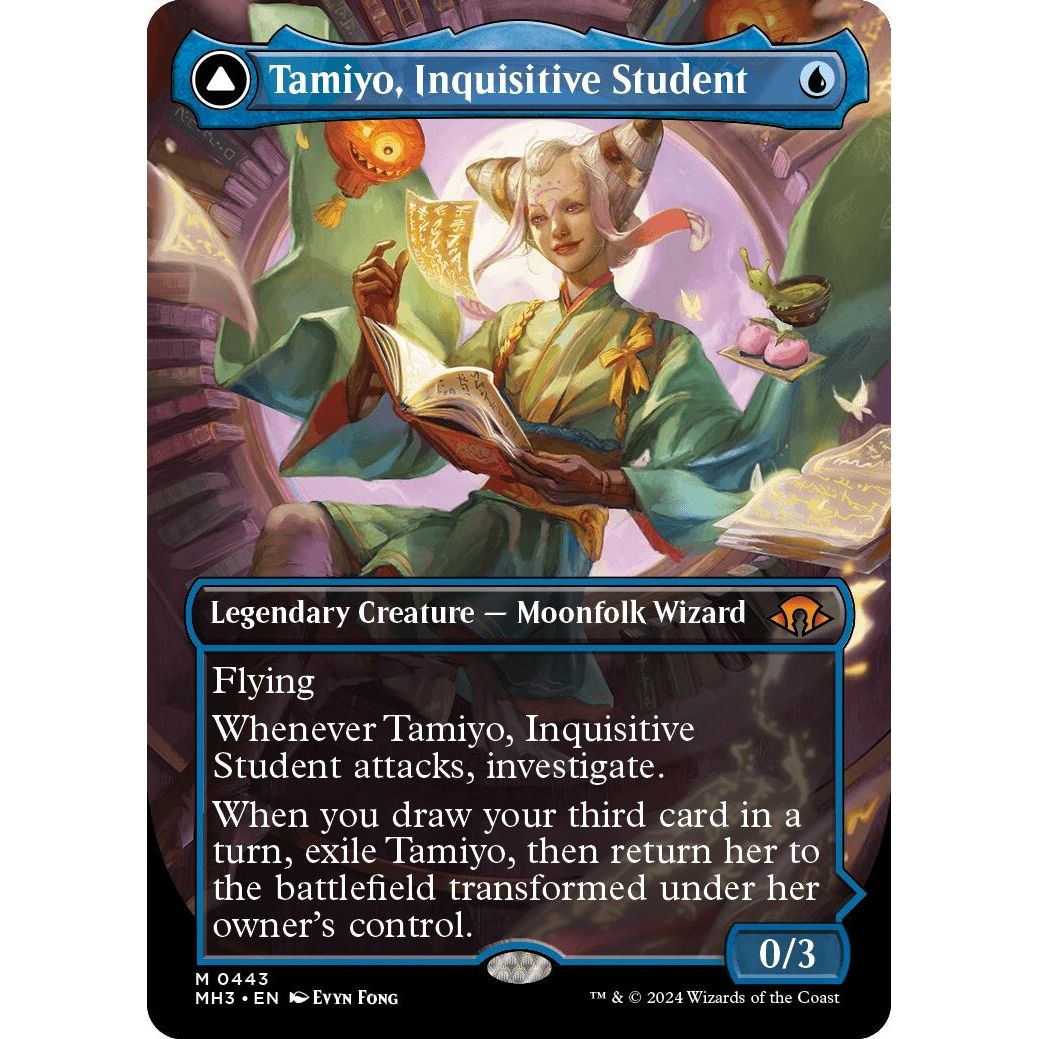Image for Tamiyo, Inquisitive Student (Borderless) (443) (MH3) - Magic: The Gathering