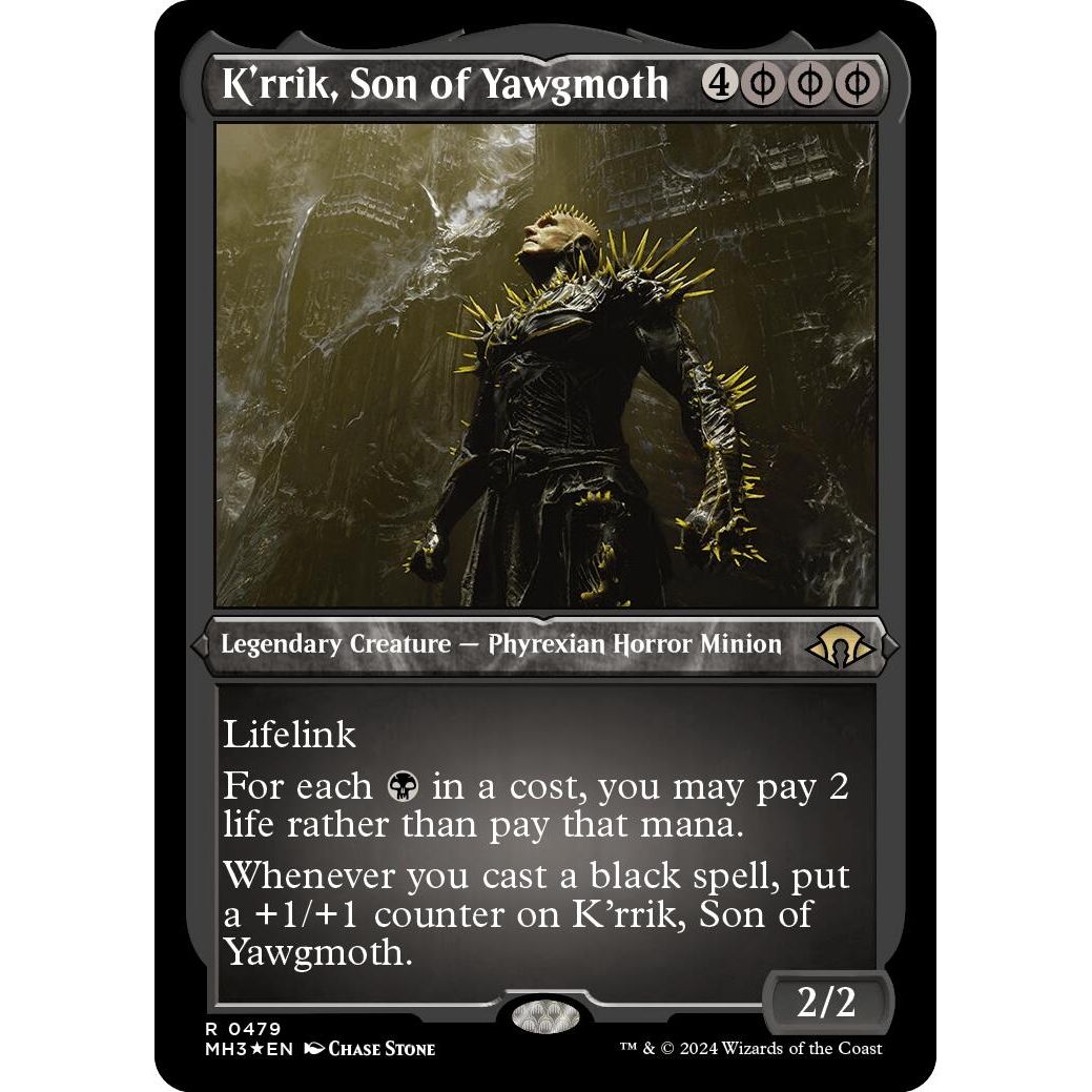 Image for K'rrik, Son of Yawgmoth (Foil Etched) (479) (MH3) - Magic: The Gathering