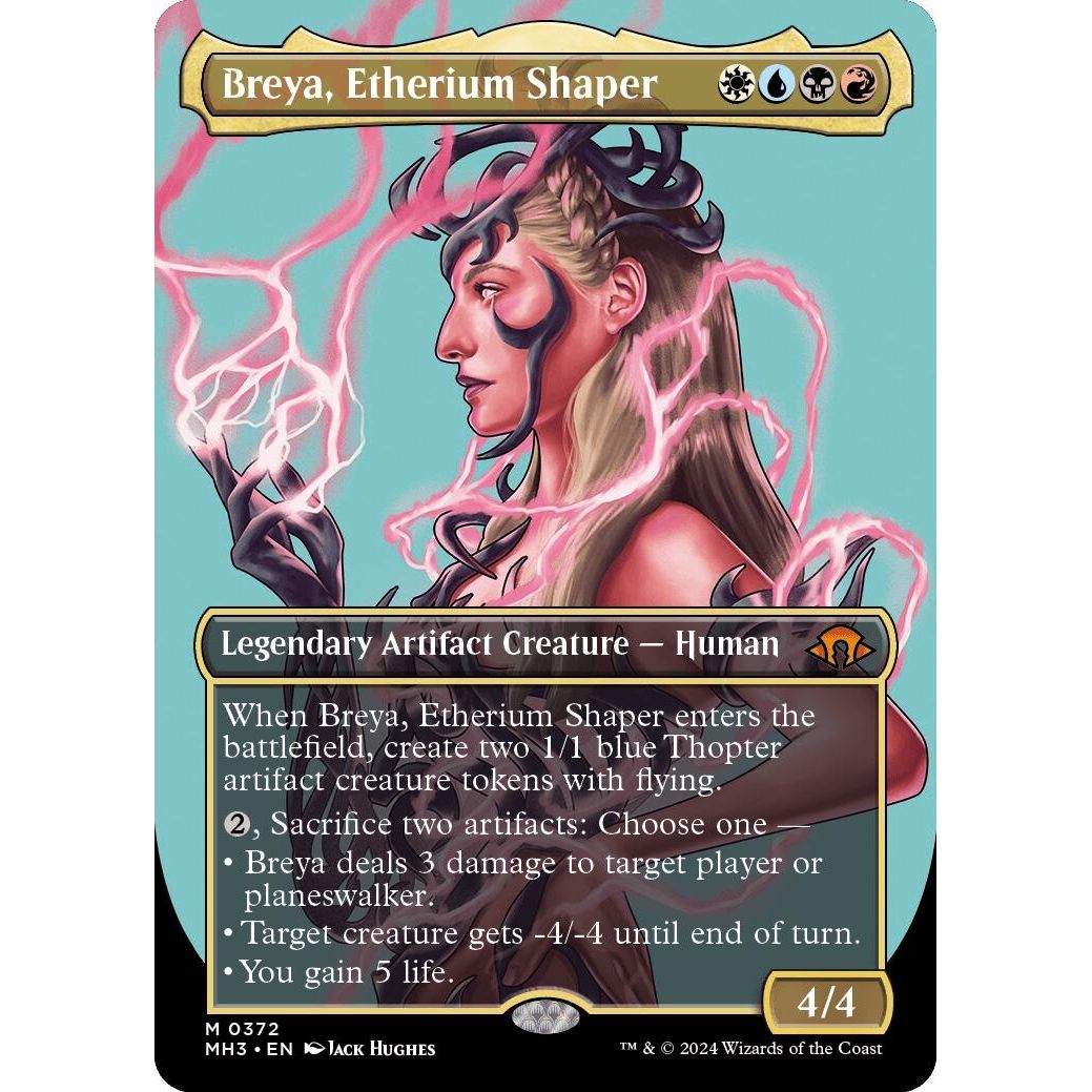 Image for Breya, Etherium Shaper (Borderless) (372) (MH3) - Magic: The Gathering