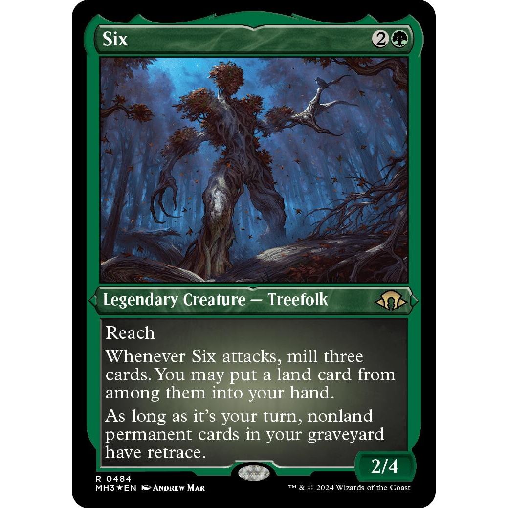 Image for Six (Foil Etched) (484) (MH3) - Magic: The Gathering