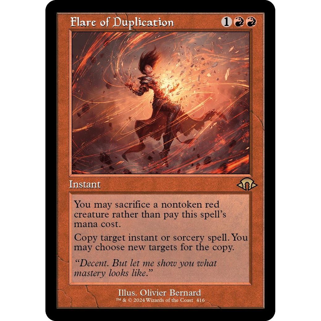 Image for Flare of Duplication (Retro Frame) (416) (MH3) - Magic: The Gathering