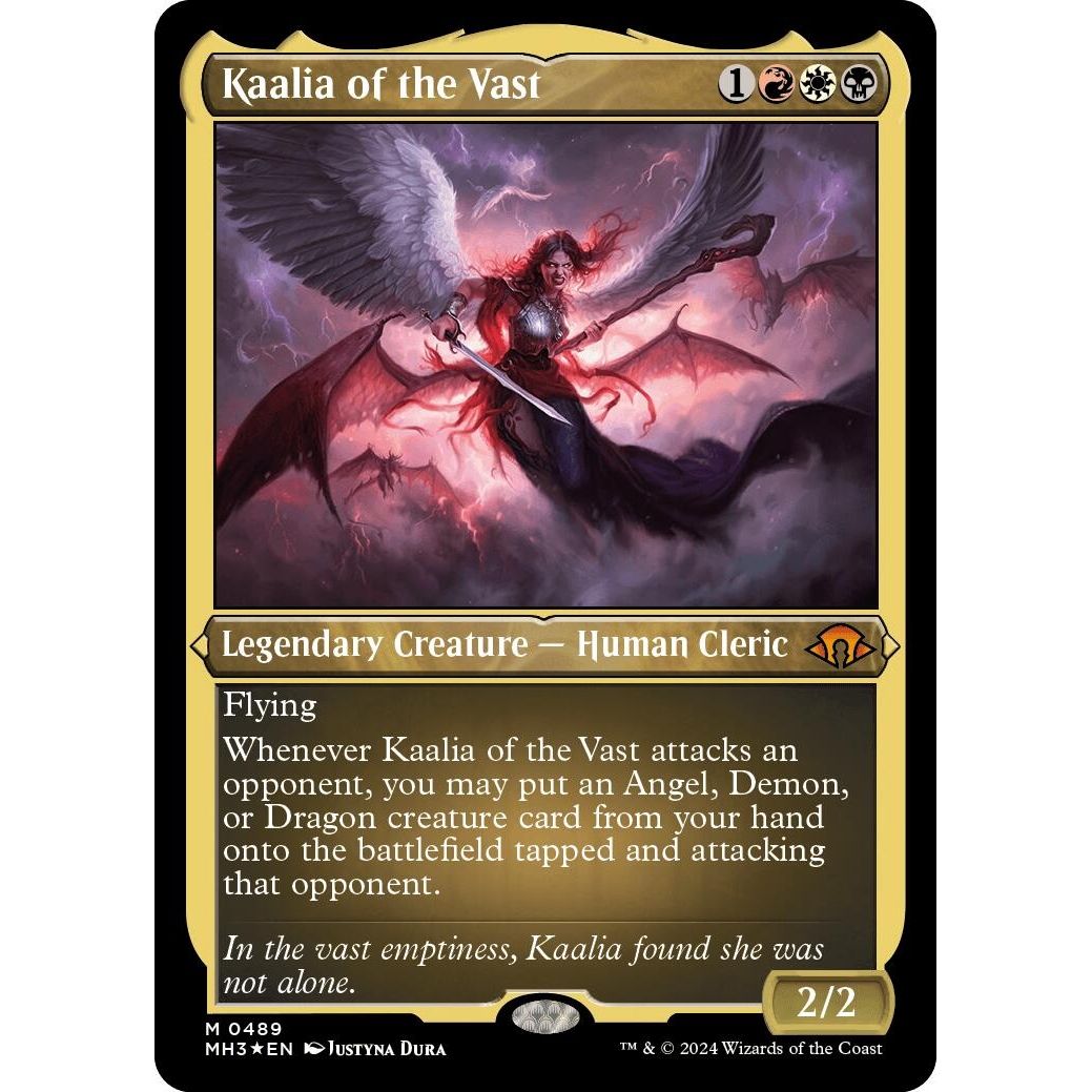 Image for Kaalia of the Vast (Foil Etched) (489) (MH3) - Magic: The Gathering