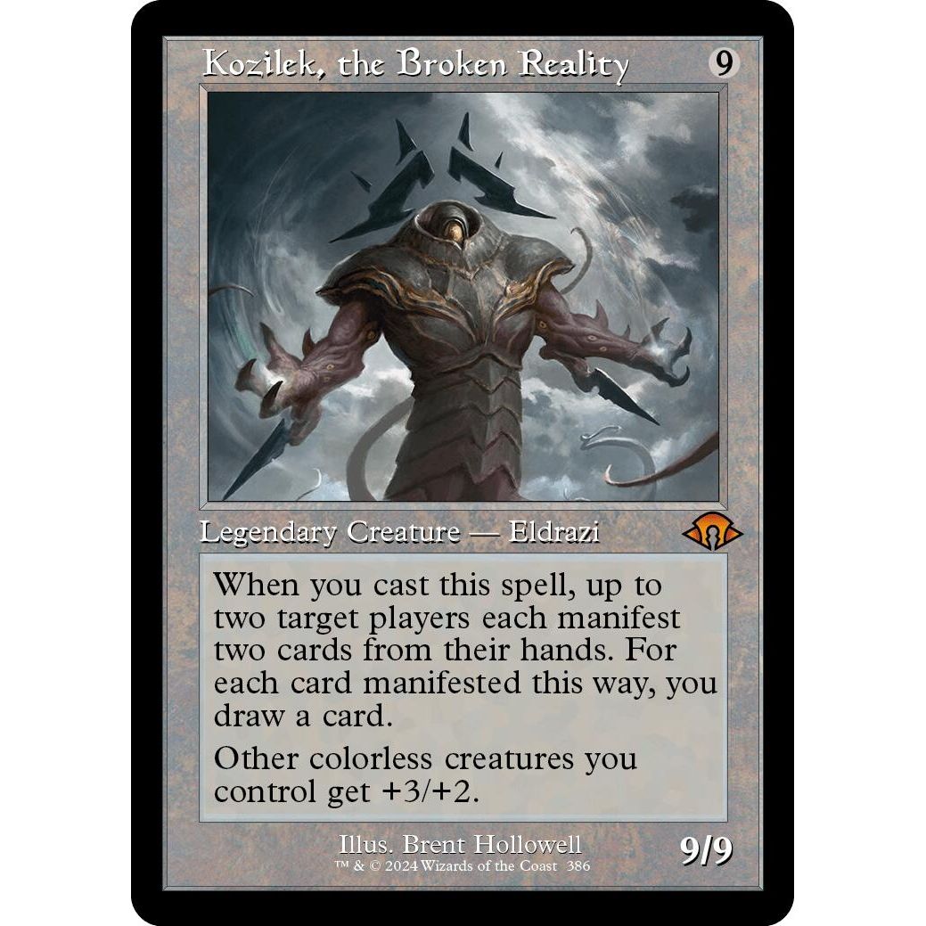Image for Kozilek, the Broken Reality (Retro Frame) (386) (MH3) - Magic: The Gathering