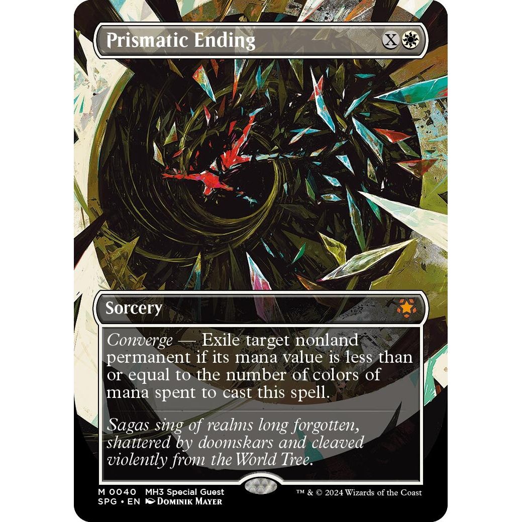 Image for Prismatic Ending (Borderless) (40) (SPG) - Magic: The Gathering