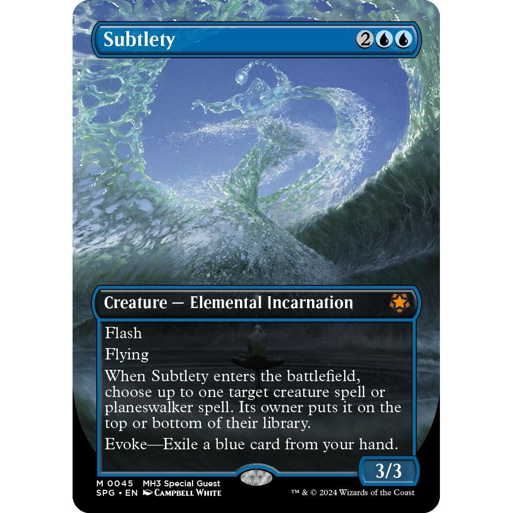 Image for Subtlety (Borderless) (45) (SPG) - Magic: The Gathering