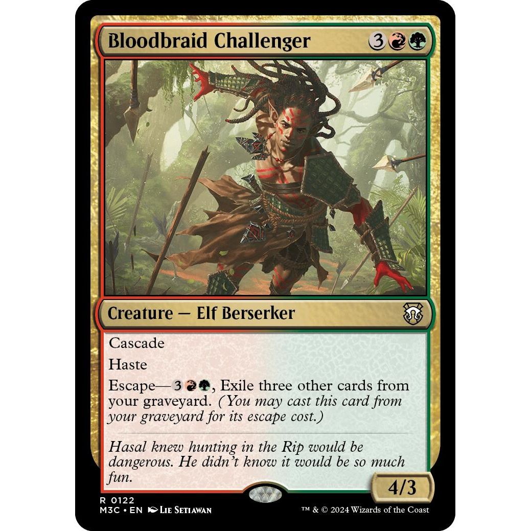 Image for Bloodbraid Challenger (122) (M3C) - Magic: The Gathering
