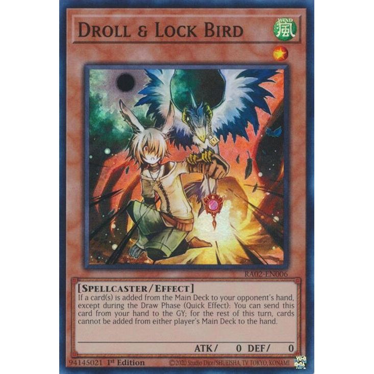 Image for Droll & Lock Bird (RA02-EN006) (RA02) - YuGiOh