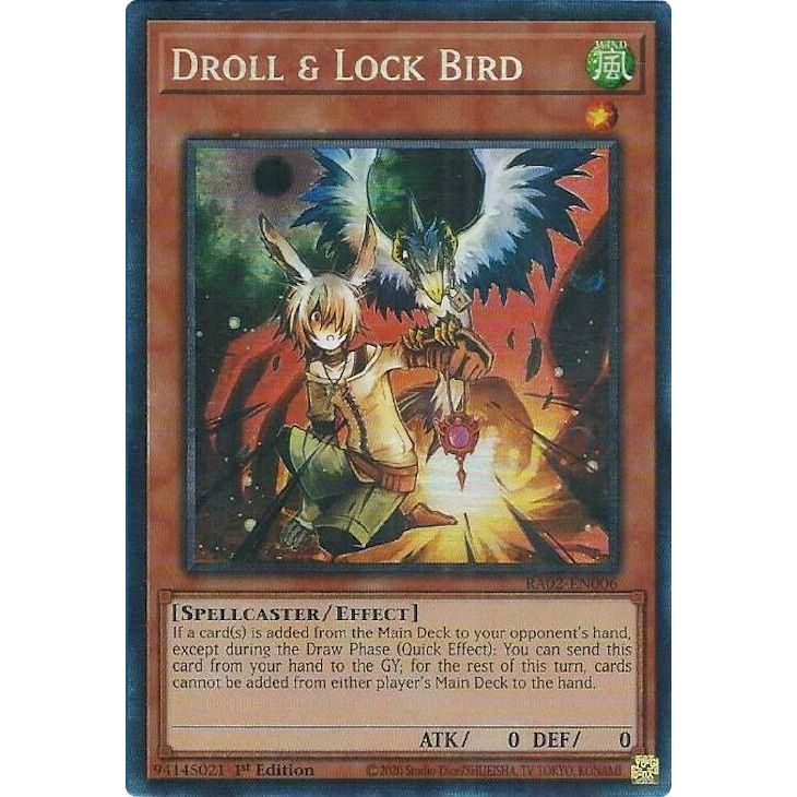 Image for Droll & Lock Bird (PCR) (RA02-EN006) (RA02) - YuGiOh
