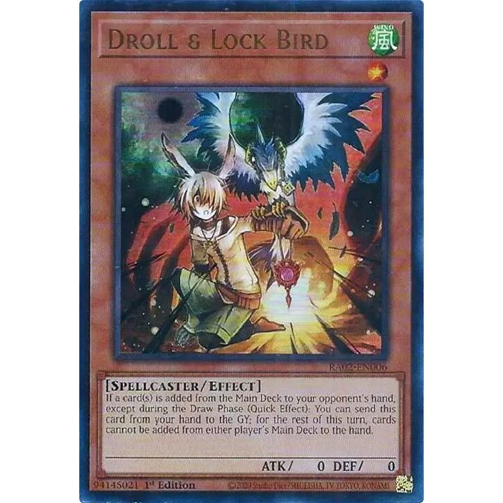 Image for Droll & Lock Bird (UR) (RA02-EN006) (RA02) - YuGiOh
