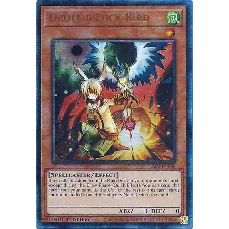 Image for Droll & Lock Bird (PUR) (RA02-EN006) (RA02) - YuGiOh