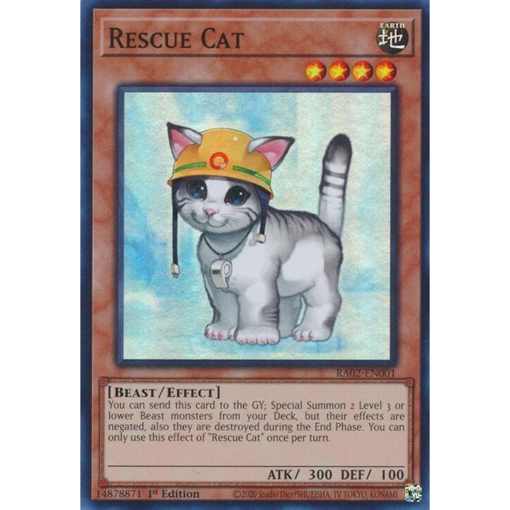 Image for Rescue Cat (RA02-EN001) (RA02) - YuGiOh