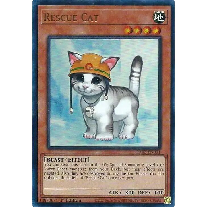 Image for Rescue Cat (UR) (RA02-EN001) (RA02) - YuGiOh