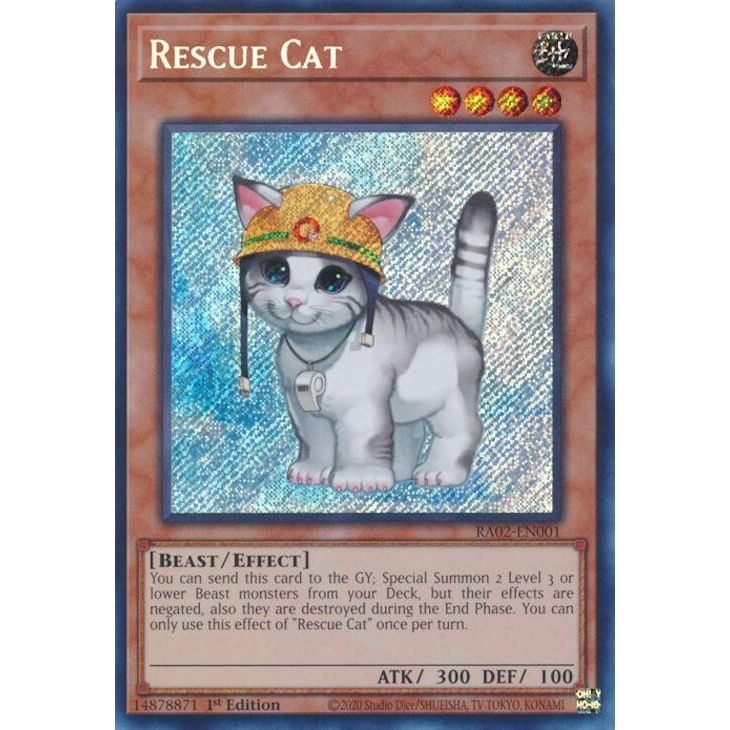 Image for Rescue Cat (Secret Rare) (RA02-EN001) (RA02) - YuGiOh