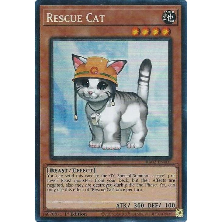 Image for Rescue Cat (PCR) (RA02-EN001) (RA02) - YuGiOh