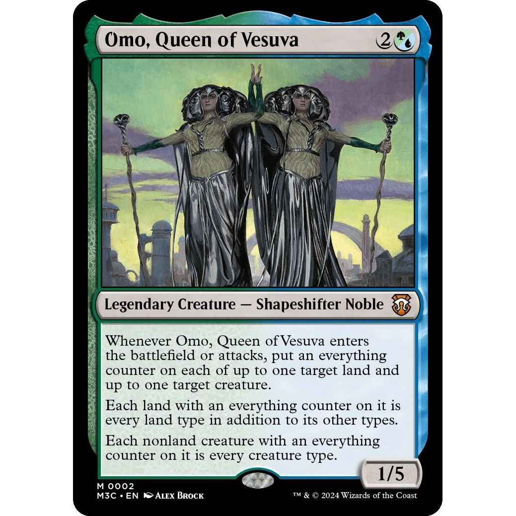 Image for Omo, Queen of Vesuva (2) (M3C) - Magic: The Gathering