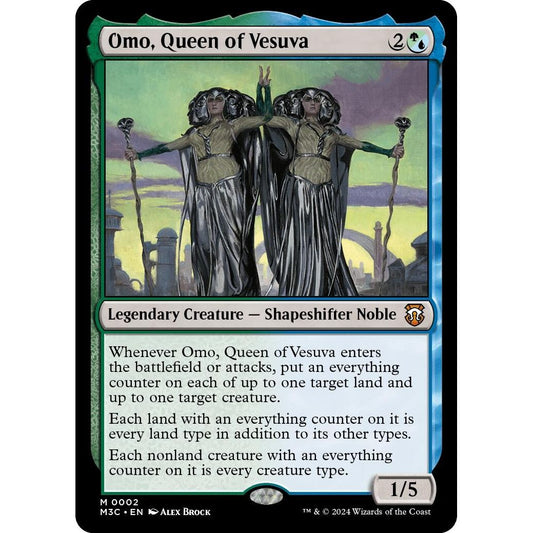 Image for Omo, Queen of Vesuva (2) (M3C) - Magic: The Gathering