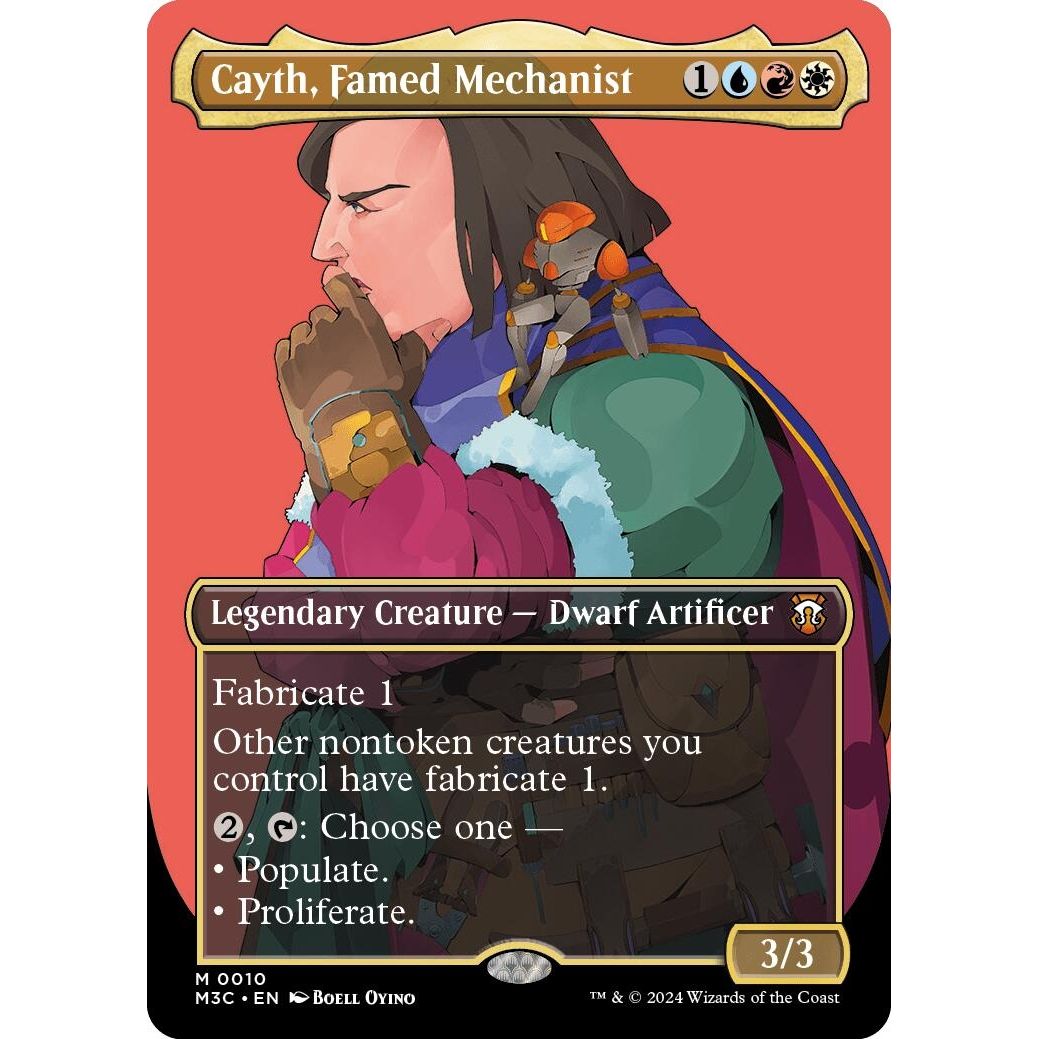Image for Cayth, Famed Mechanist (Borderless) (10) (M3C) - Magic: The Gathering