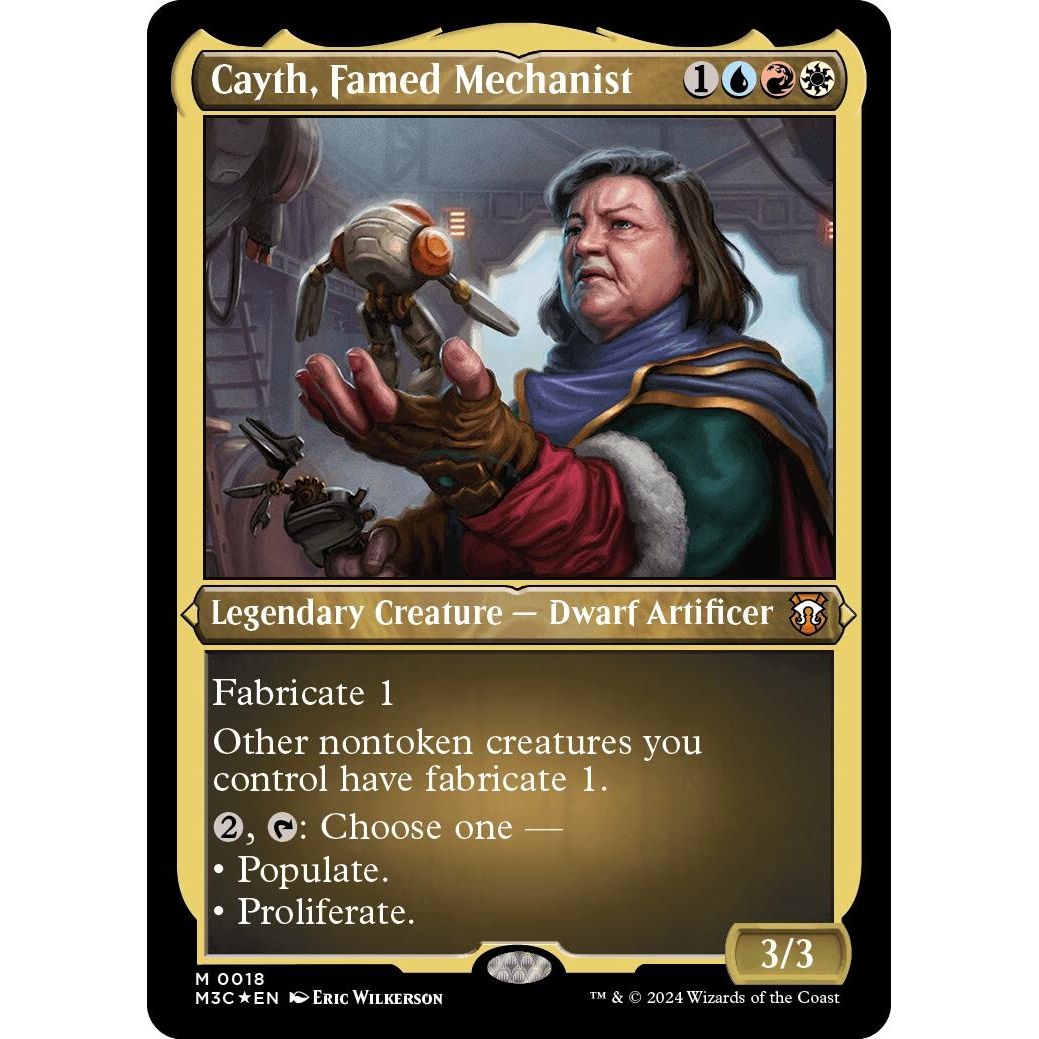 Image for Cayth, Famed Mechanist (Foil Etched) (18) (M3C) - Magic: The Gathering