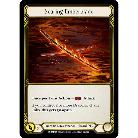 Image for Searing Emberblade (Golden) - FAB147 (FAB147) (PR) - Flesh and Blood TCG