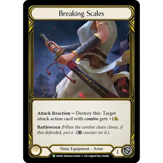 Image for Breaking Scales (Golden) - FAB148 (FAB148) (PR) - Flesh and Blood TCG