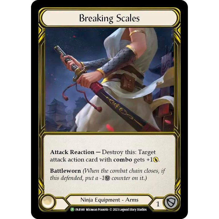 Image for Breaking Scales (Golden) - FAB148 (FAB148) (PR) - Flesh and Blood TCG