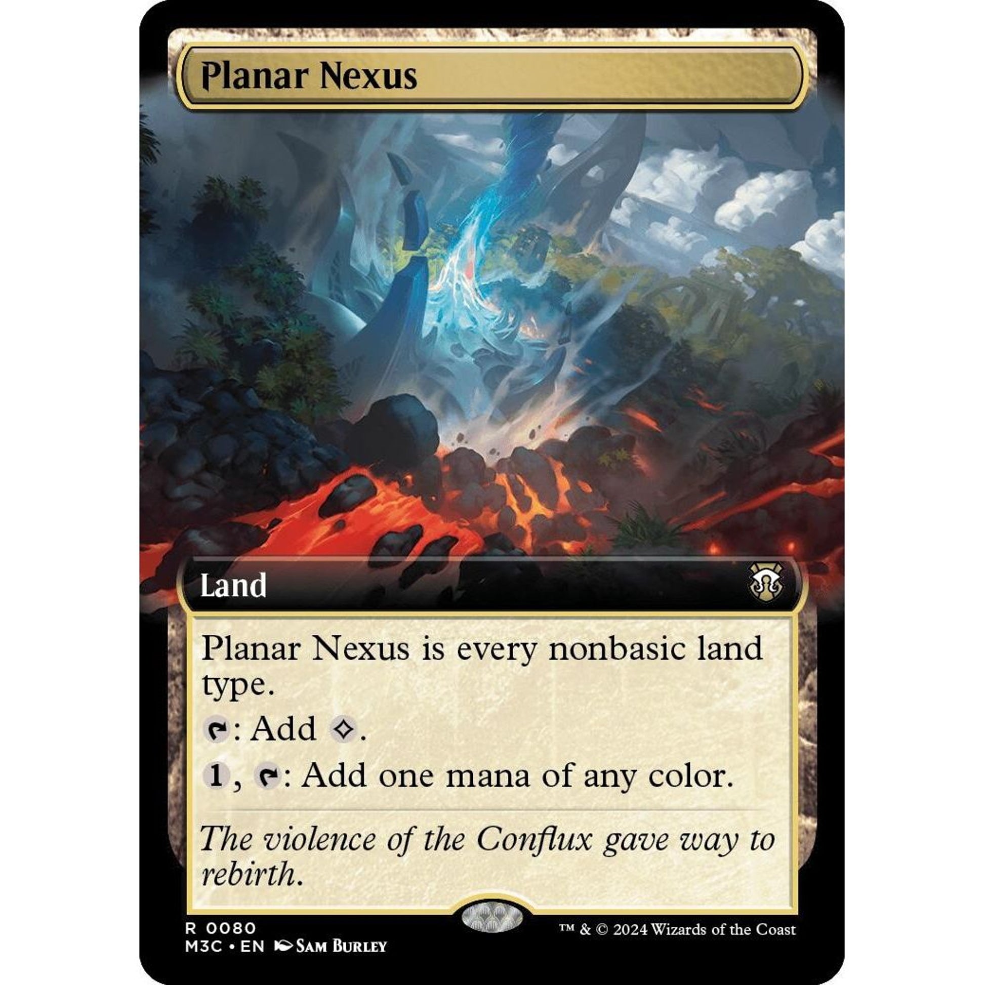 Image for Planar Nexus (Extended Art) (Ripple Foil) (80) (M3C) - Magic: The Gathering